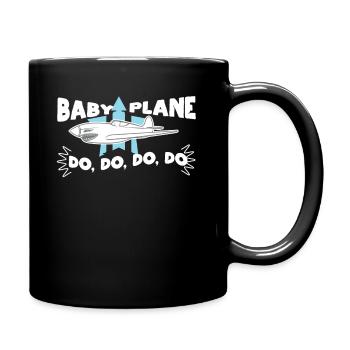 baby plane - Full Colour Mug - black - Right