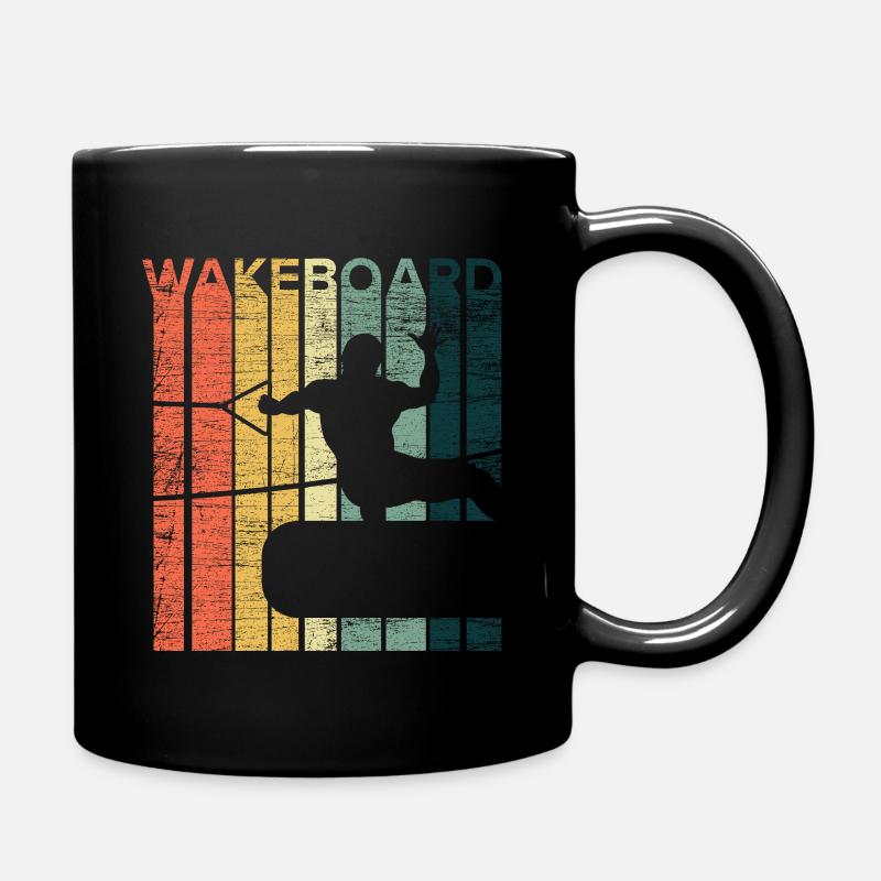 Cascades de wakeboard - Mug uni - noir