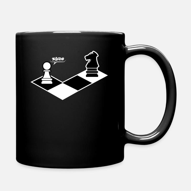 T-shirt d'échecs - Mug uni - noir