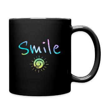 Festival soleil rire plaisir été danser cadeau - Mug uni - noir - Droite