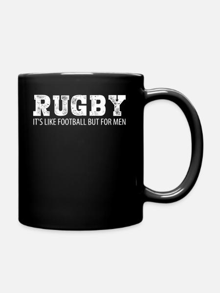 Rugby - Tasse einfarbig - Schwarz
