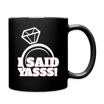 wedding - Full Colour Mug - black - Right