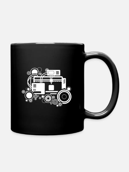 3D Druck Geschenk Lustiger Spruch 3D Print - Tasse einfarbig - Schwarz