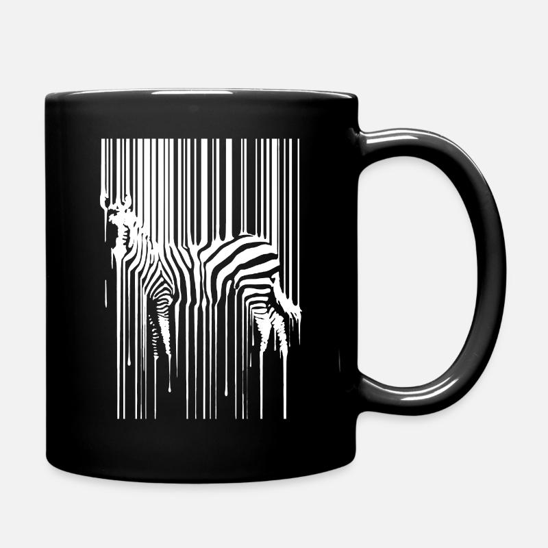 zèbre - Mug uni - noir