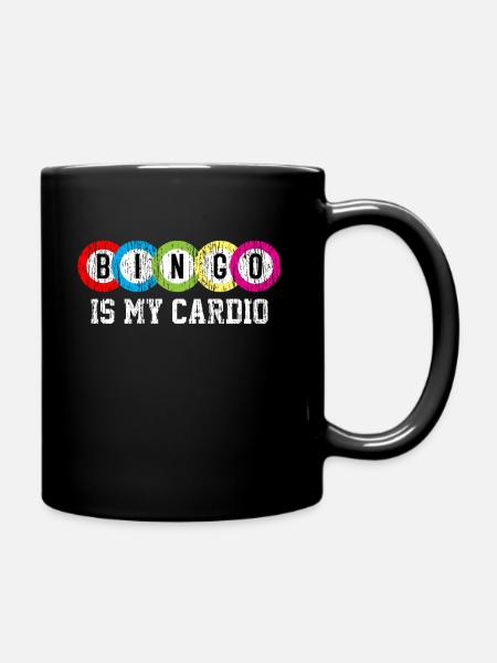 Bingo Bingo Bälle Cardio Bingo - Tasse einfarbig - Schwarz