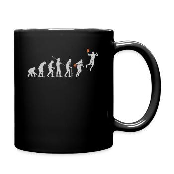 Evolution Basketball - Tasse einfarbig - Schwarz - Rechts