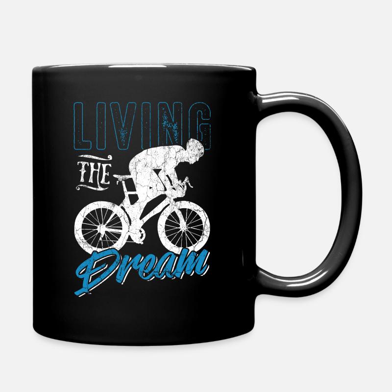 Cycling cycling - Full Colour Mug - black