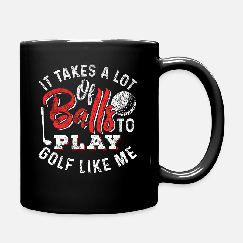 golf - Full Colour Mug - black