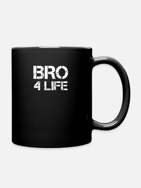 Bro 4 Life - Full Colour Mug - black