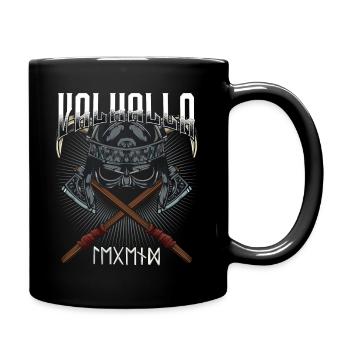 Wikinger - Tasse einfarbig - Schwarz - Rechts