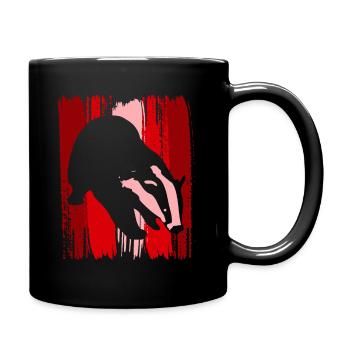 Badger marten - Full Colour Mug - black - Right
