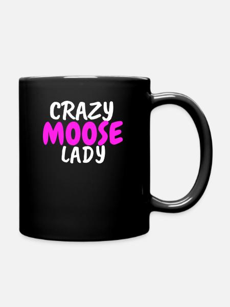 Moose - Full Colour Mug - black