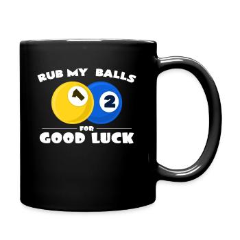 Billard - Tasse einfarbig - Schwarz - Rechts