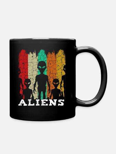 Alien - Tasse einfarbig - Schwarz