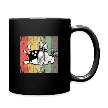 Bowling - Full Colour Mug - black - Right