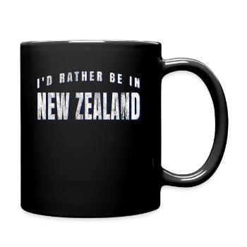 Kiwi-Neuseeländer - Tasse einfarbig - Schwarz - Rechts