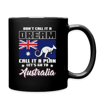 Australia Dream Country - Full Colour Mug - black - Right