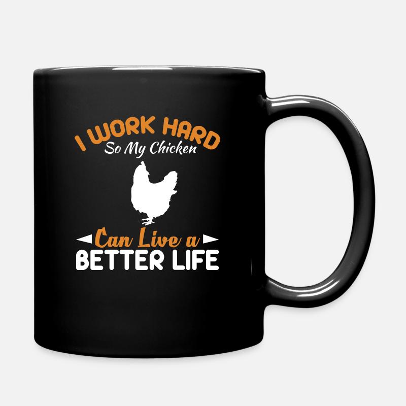 poulet - Mug uni - noir