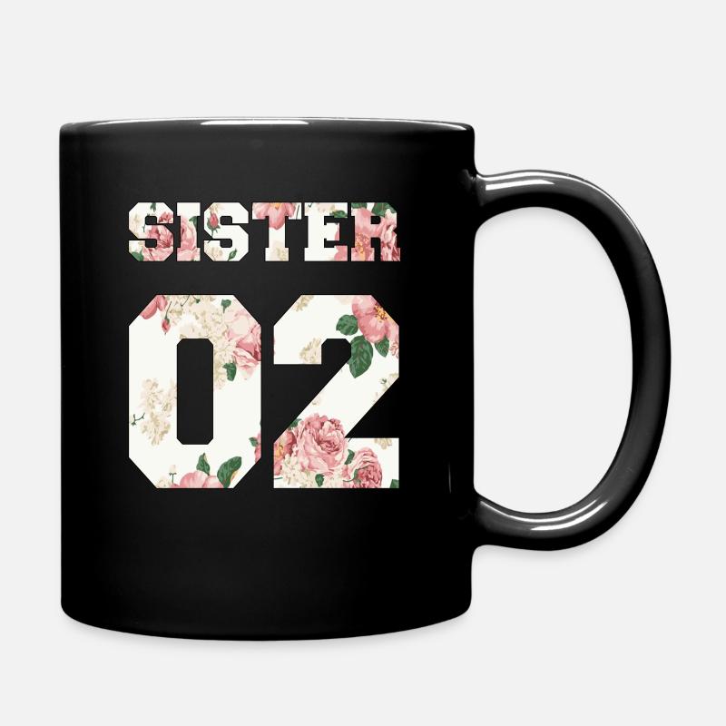 Idée de cadeau numéro 2002 cadeau soeur 02 - Mug uni - noir