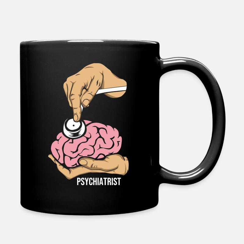 Psychiater - Tasse einfarbig - Schwarz