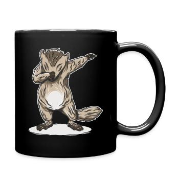 Dabbing Dab Marmot hunter cadeau de chasse - Mug uni - noir - Droite