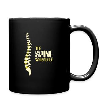 Spine Whisperer - Full Colour Mug - black - Right