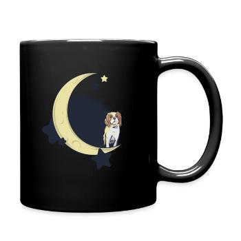 Cavalier King Charles Spaniel - Full Colour Mug - black - Right