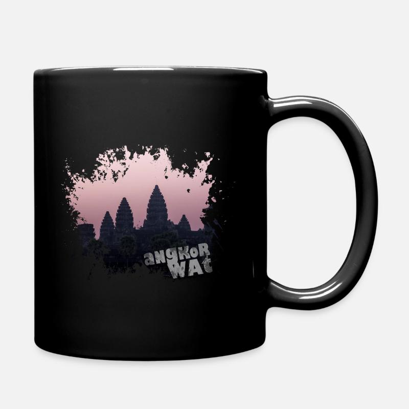 Angkor Wat - Tasse einfarbig - Schwarz