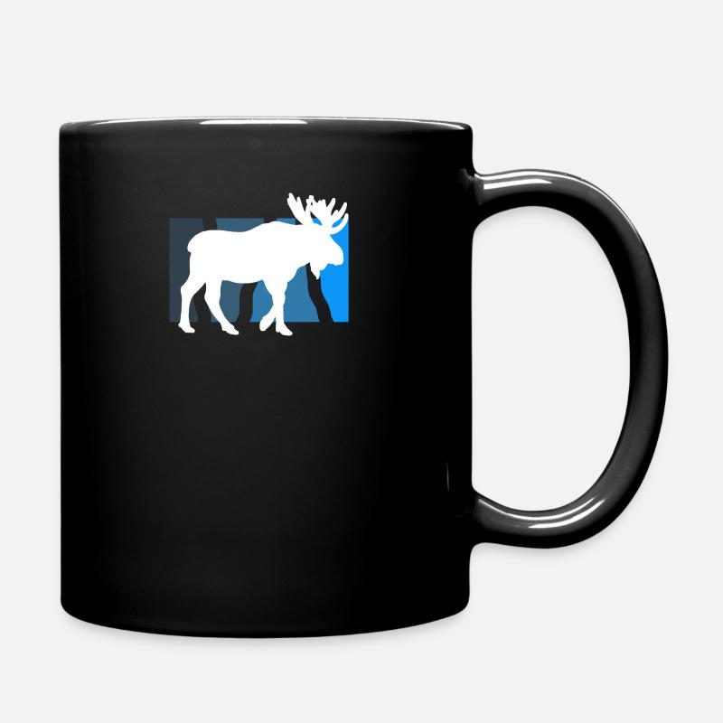 Elch - Tasse einfarbig - Schwarz