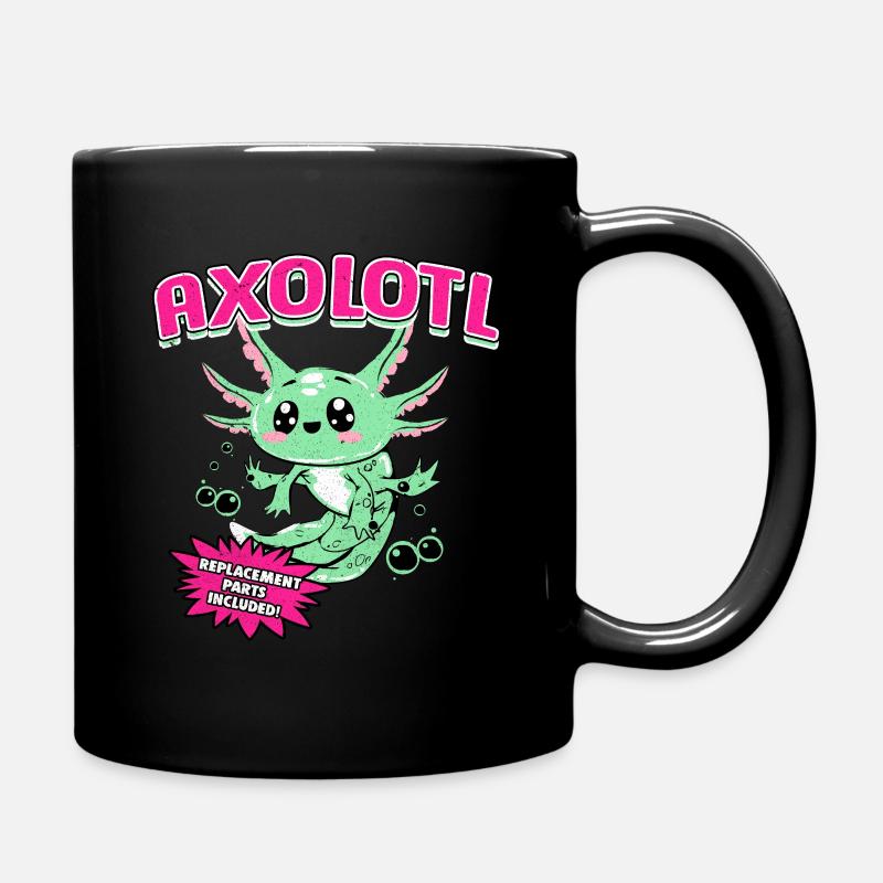 axolotl - Full Colour Mug - black