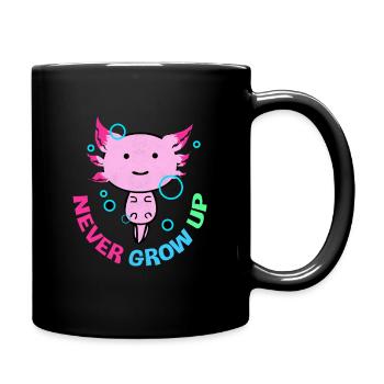 Axolotl - Mug uni - noir - Droite