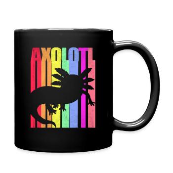 Axolotl - Mug uni - noir - Droite
