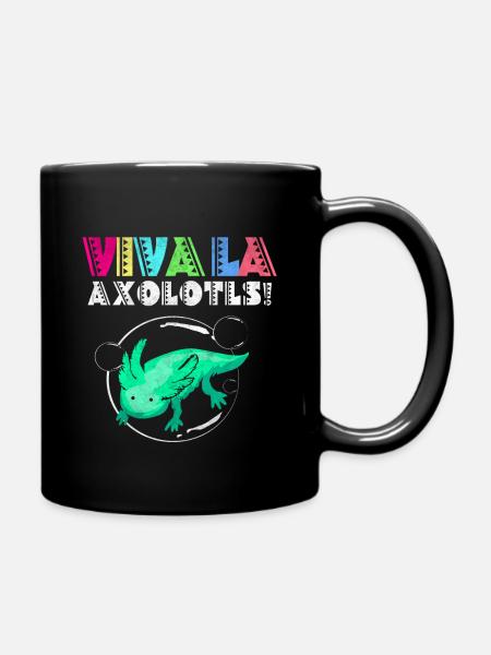 Axolotl - Tasse einfarbig - Schwarz
