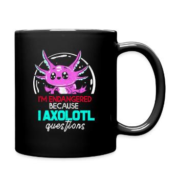 Axolotl - Mug uni - noir - Droite