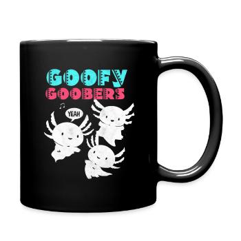 Axolotl - Tasse einfarbig - Schwarz - Rechts