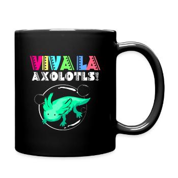 Axolotl Reptile Salamandre Aquarium Kawaii Lurch - Mug uni - noir - Droite