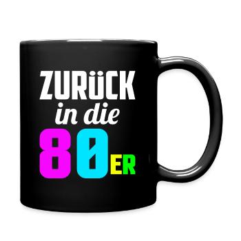 80s Eighties - Full Colour Mug - black - Right