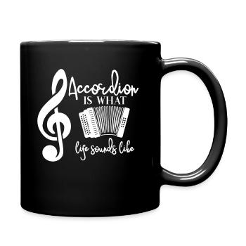 Accordéon - Accordéoniste - Accordéon - Vie - Mug uni - noir - Droite