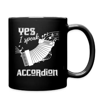 Accordion - Accordionist - Accordion - Accordion - Sheet Music - Full Colour Mug - black - Right
