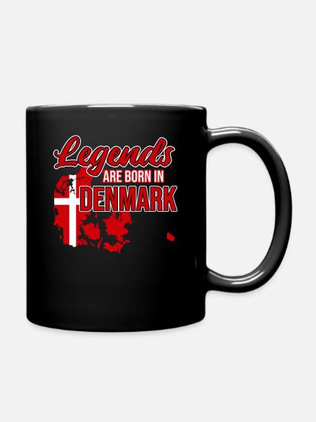 Dänemark - Tasse einfarbig - Schwarz