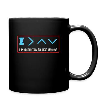 Funny Type 1 Diabetes - Diabetic Gift - Full Colour Mug - black - Right