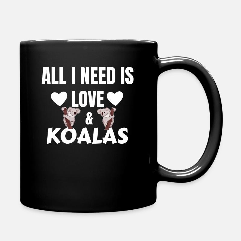 Koala - Full Colour Mug - black
