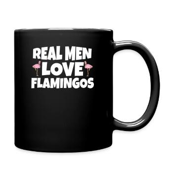 flamant - Mug uni - noir - Droite