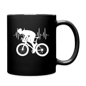 Cycliste cycliste vélo vélo de route - Mug uni - noir - Droite