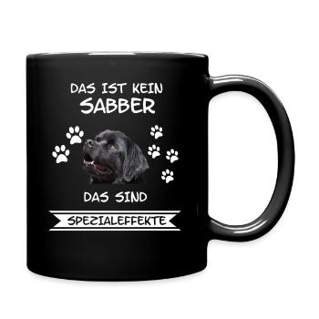 Chien de Terre-Neuve - Mug uni - noir - Droite