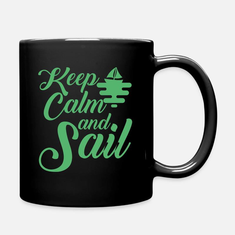 Sailing Sailing Sailing Sailing - Full Colour Mug - black