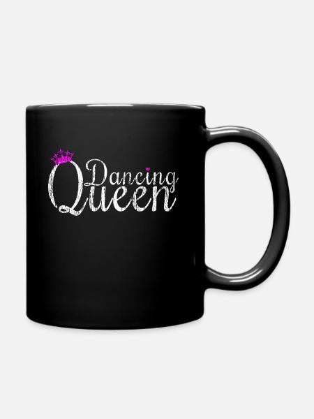 Dancing Queen Dance Dancer Crown - Mug uni - noir