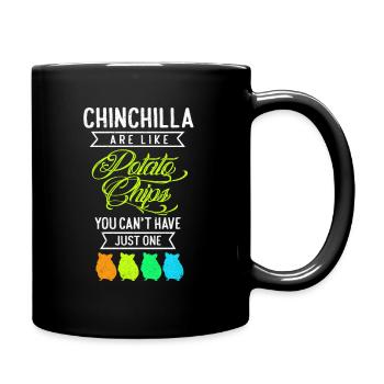 Chinchilla - Tasse einfarbig - Schwarz - Rechts