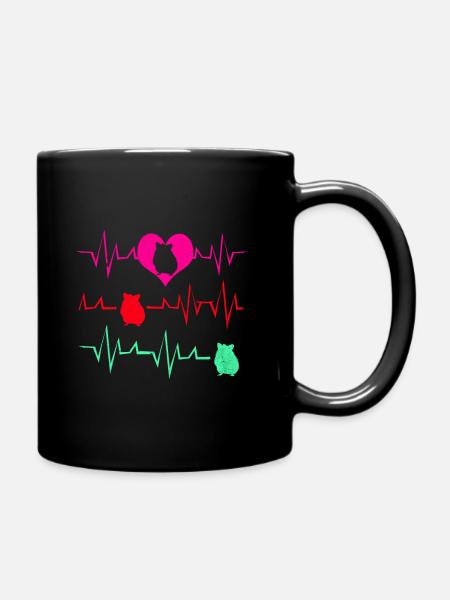 Chinchilla - Tasse einfarbig - Schwarz