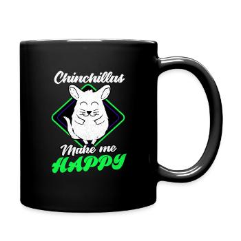 Chinchilla - Mug uni - noir - Droite